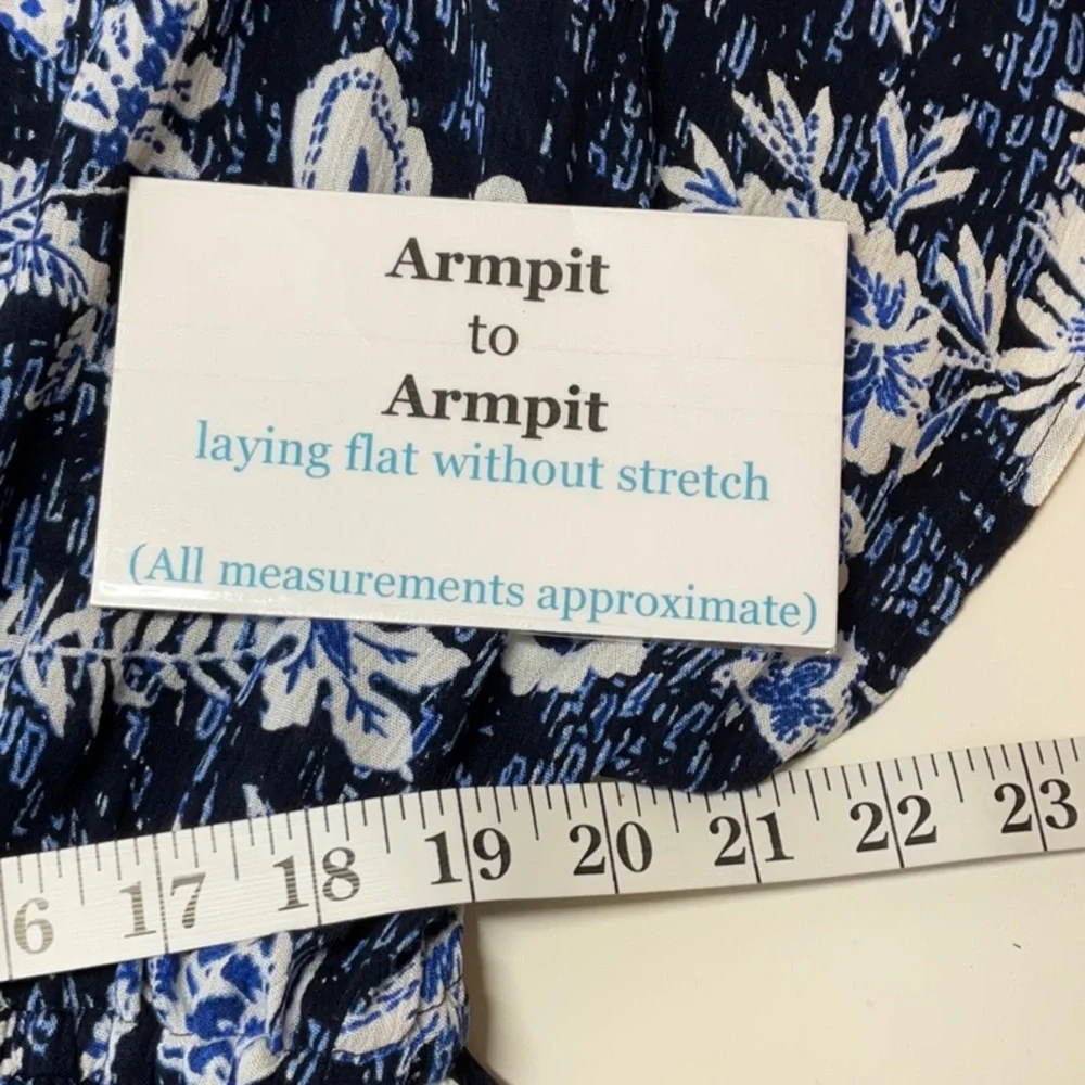 Torrid Swim Cover Up Size 14/16 Torrid size 1 / 2 Navy Black White Blue - Picture 7 of 12